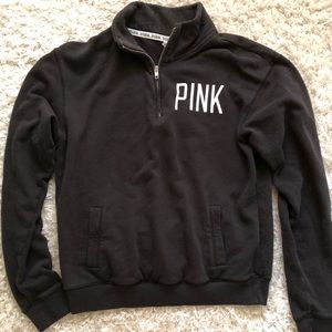 PINK quarter zip sweatshirt